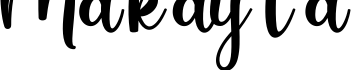 Makayla字体预览图