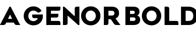 Agenor Bold字体预览