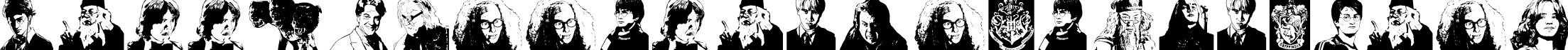 Harry Potter and the Dingbats字体预览图