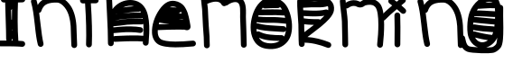 InTheMorming字体预览图