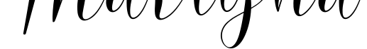 Marlyna字体预览