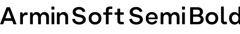 Armin Soft Semi Bold字体预览图