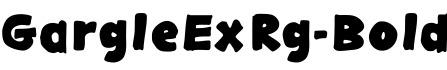 GargleExRg-Bold字体预览