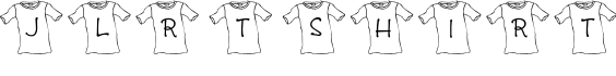 JLR T-Shirt字体预览图
