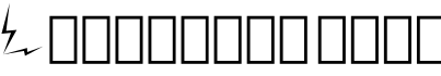 Lightning raid字体预览图