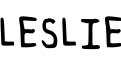 LESLIE字体预览