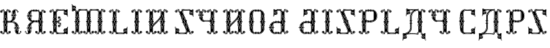 Kremlin Synod (Display Caps)字体预览