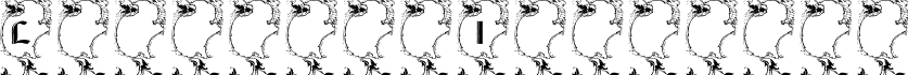 LisburneInitials字体预览图