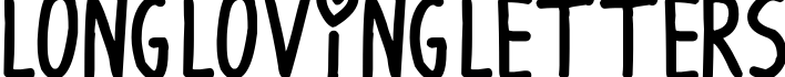 Long Loving Letters字体预览图