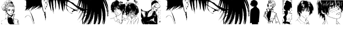 MangaTypes字体预览图