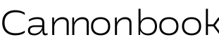 Cannon book字体预览