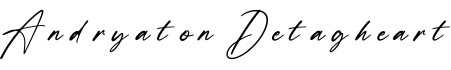 Andryaton Detagheart字体预览图