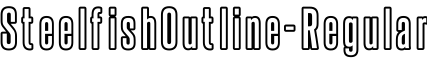 SteelfishOutline-Regular字体预览