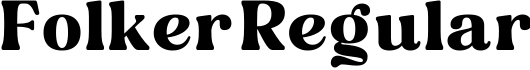 Folker Regular字体预览