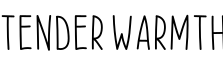 Tender Warmth字体预览图