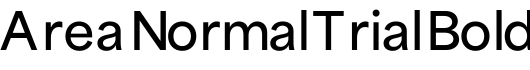 Area Normal Trial Bold字体预览