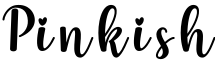 Pinkish字体预览