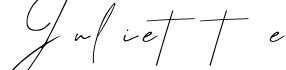 Juliette字体预览