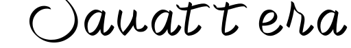 Savattera字体预览