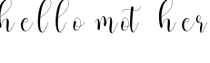 hello mother字体预览图