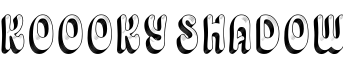 Koooky Shadow字体预览