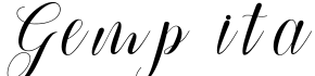 Gempita字体预览