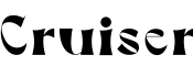 Cruiser字体预览