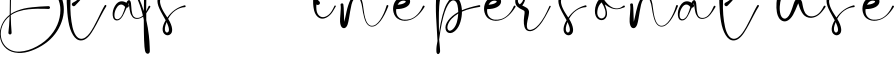 Blastine personal use字体预览