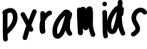 pyramids字体预览图