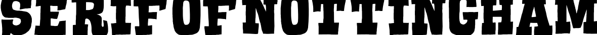 Serif of Nottingham字体预览图