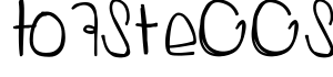 ToastEggs字体预览图