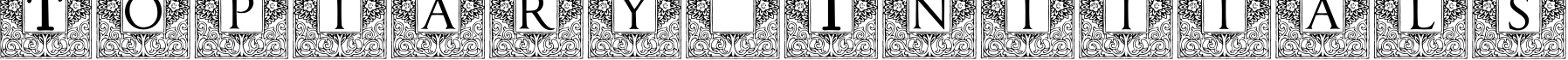 Topiary_Initials字体预览图