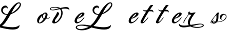 Love Letters字体预览