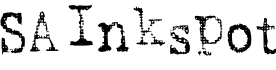 SA Inkspot字体预览图