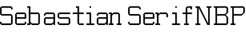 Sebastian Serif NBP字体预览图