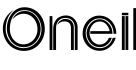 Oneil字体预览图