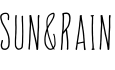 Sun&Rain字体预览图