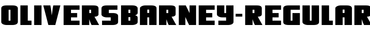 OliversBarney-Regular预览字体图片