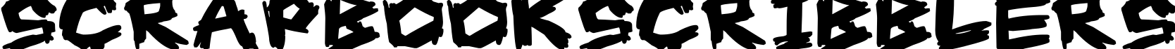 Scrapbook Scribblers字体预览图