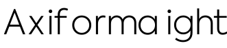 ☞Axiforma Light字体预览