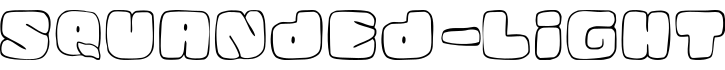 Squanded-Light字体预览图