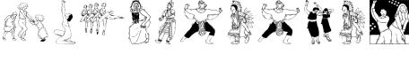 MoreDancing字体预览图