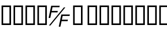 HelvFE Oblique字体预览