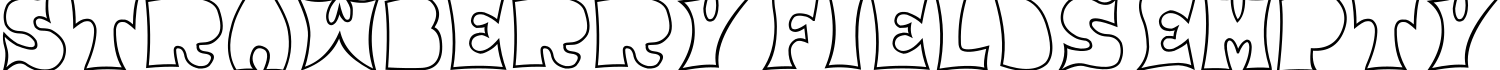 Strawberry Fields Empty字体预览图