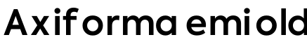 ☞Axiforma SemiBold字体预览图