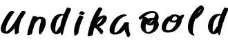 Undika Bold字体预览