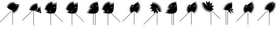 RunningZigzags字体预览图