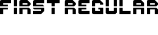 First Regular字体预览
