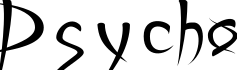Psycho字体预览