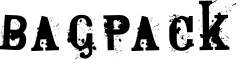 Bagpack预览字体图片